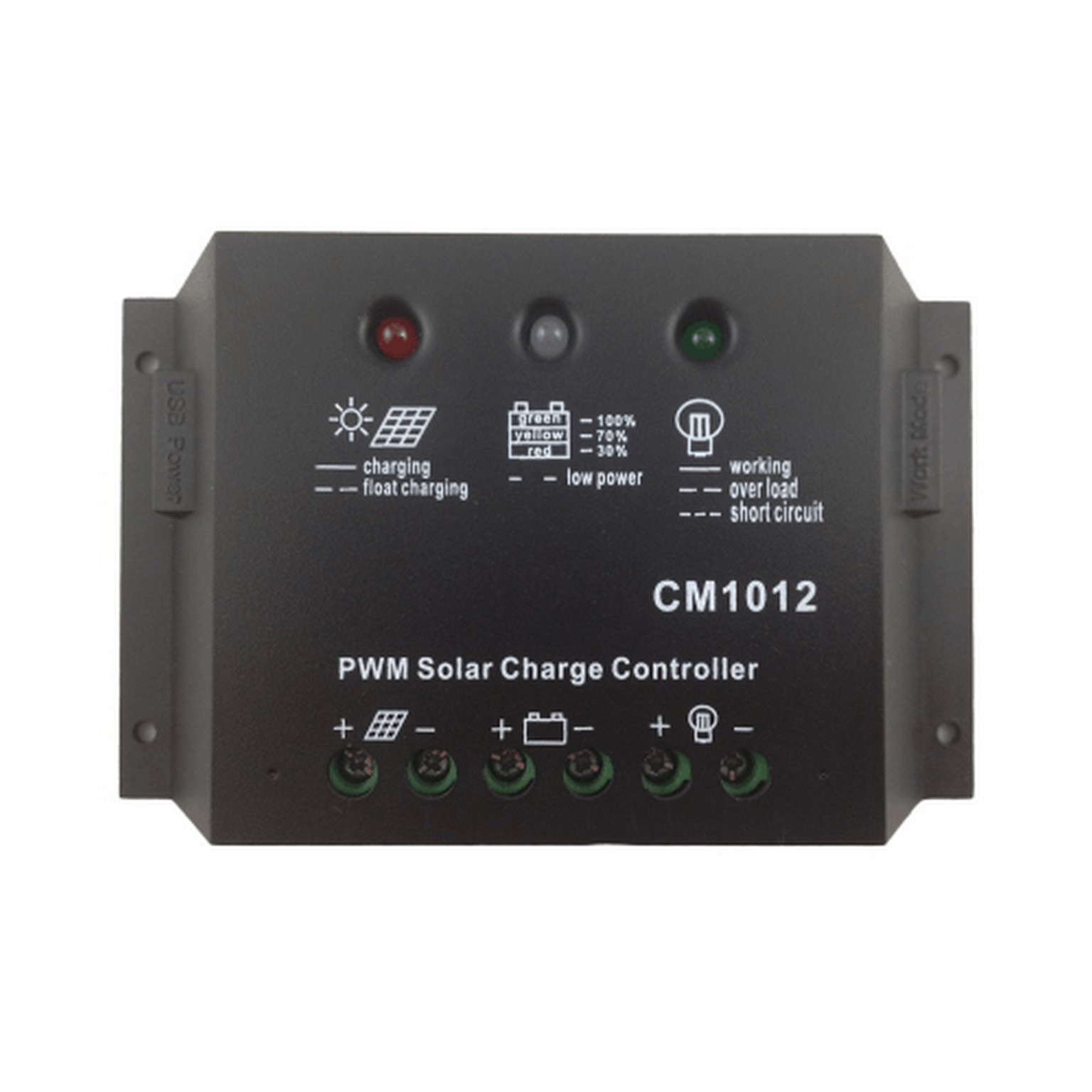 Контроллер заряда ШИМ JUTA DY2024DU 20A (12/24B) LED USB-выход