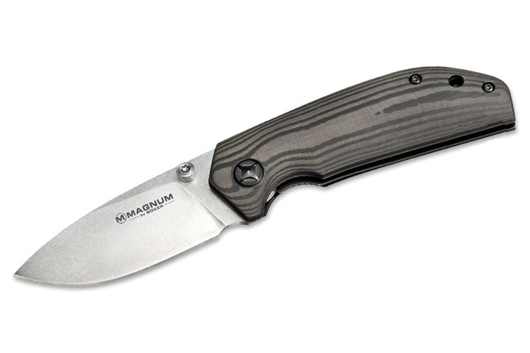 Нож Smoother складной (ст.440A, карбон)