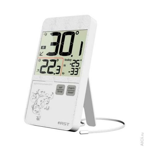 Термометр (белый корпус, стиль IPone) цифровой