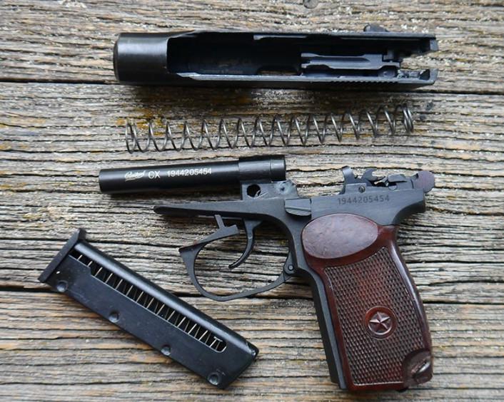 Оружие списанное, охолощенное "Р-411-01" (Макаров), к.10ТК