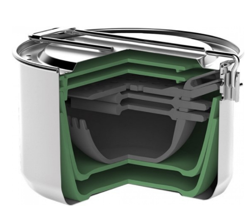 Набор посуды Cook, сталь, 1,5л