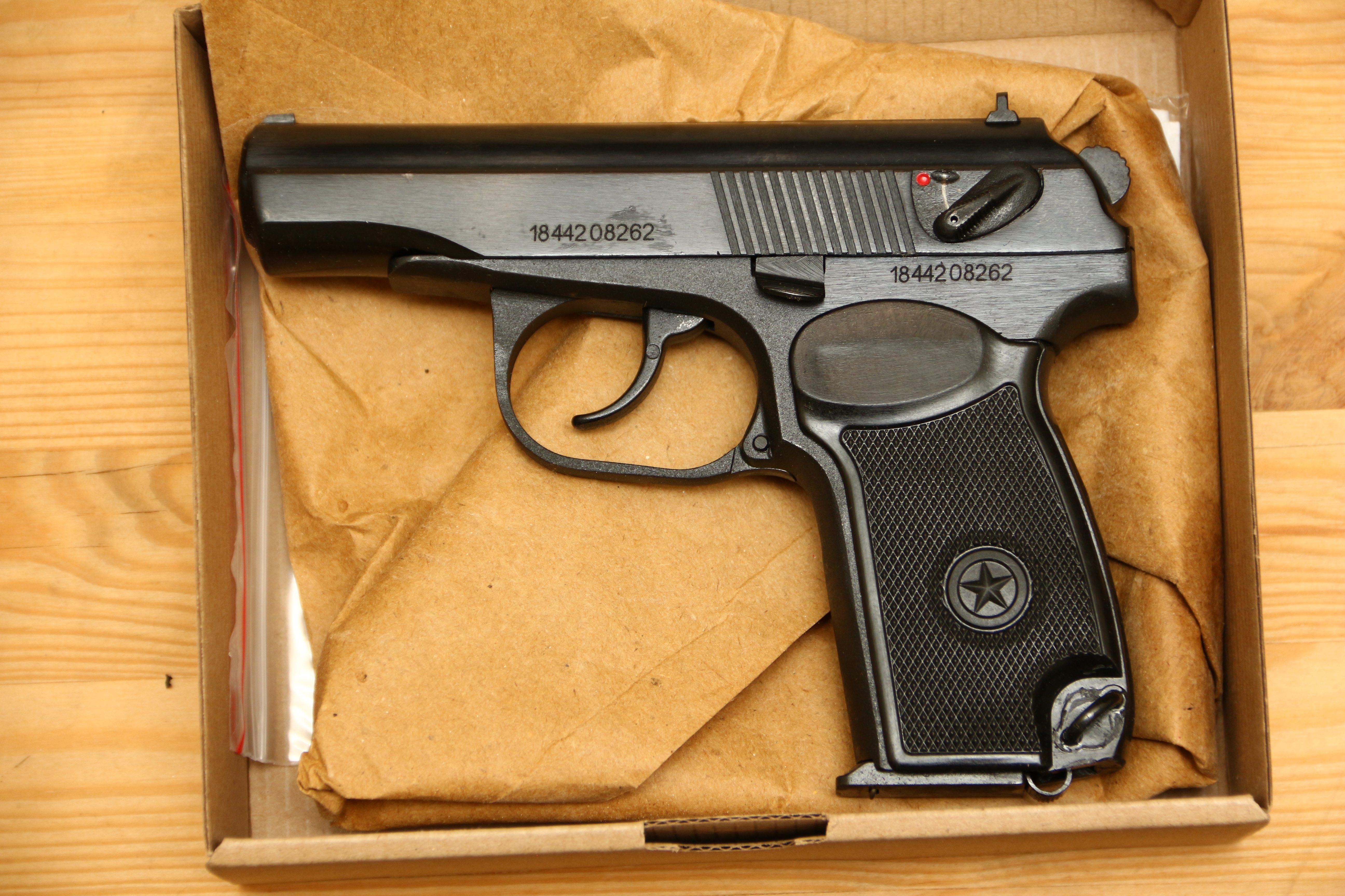 Оружие списанное, охолощенное "Р-411-01" (Макаров), к.10ТК