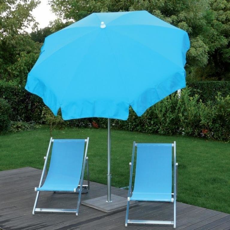 Зонт пляжный прямой HS-240N-1, диаметр 240 см