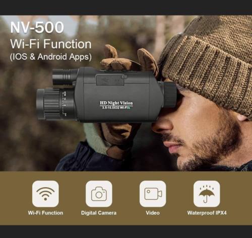 Цифровой монокуляр ночного видения NV-500
